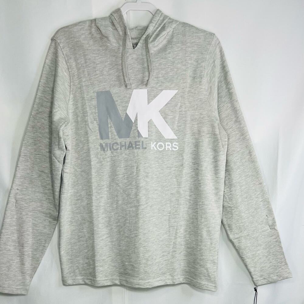 Michael Kors Heather Grey Hoodie Small